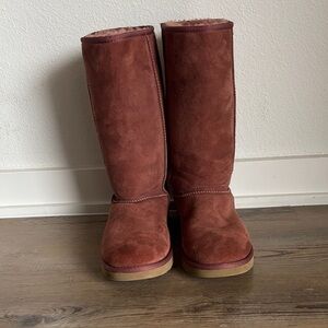Mauve Suede UGG Boots